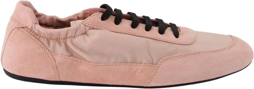 Prada Iconische Logo Sneakers met Suède Details