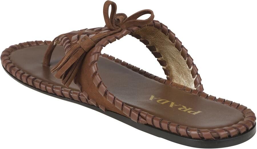 Prada Sandalen met T-band en Kwastjes - Foto 2