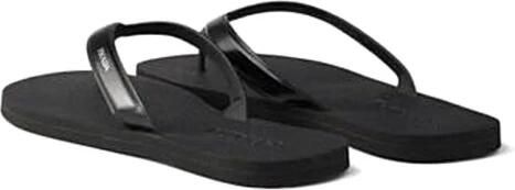 Prada Gekreukelde Leren Slippers - Foto 8
