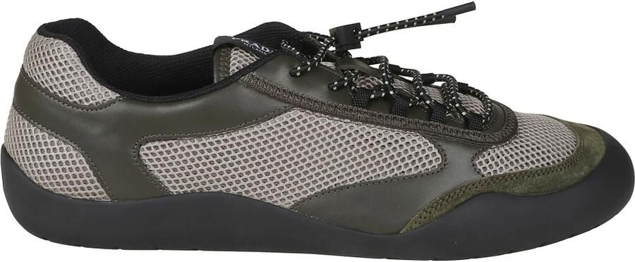 Prada Speedrock Leren en Mesh Sneakers