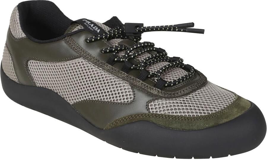 Prada Speedrock Leren en Mesh Sneakers - Foto 2