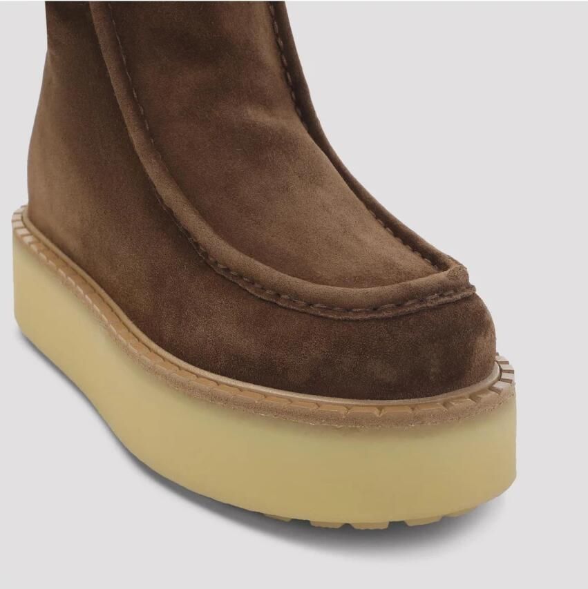 Prada Suède en Shearling Enkellaarsjes - Foto 2