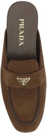 Prada Suede Shearling Muilezels Loafers - Foto 2