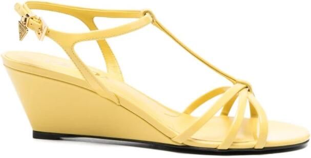 Prada T-strap Knot Sandalen