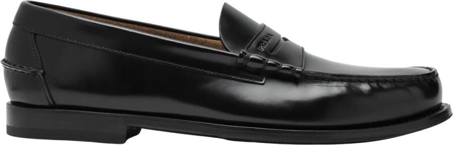 Prada Triangular Plaque Loafer