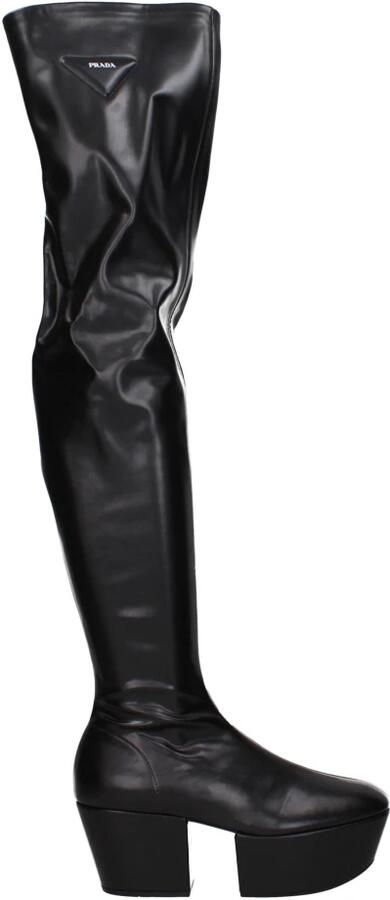 Prada 1Wp1443Lgw070F0002 Over The Knee Boots - Foto 2
