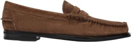 Prada Vintage-effect Suede Loafer