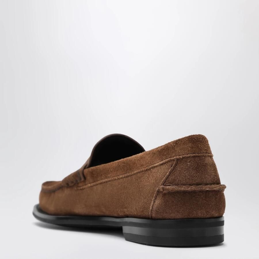 Prada Vintage-effect Suede Loafer - Foto 3