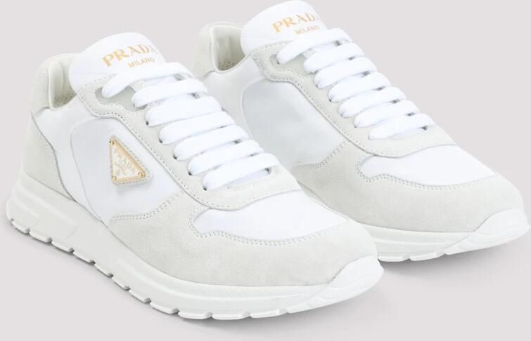 Prada Witte Sneakers Elegante Stijl Comfort - Foto 2