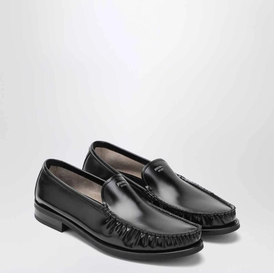 Prada Zwarte Sandalen May Issue Moccasin