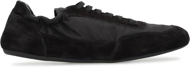Prada Re-Nylon lage sneakers met leren details