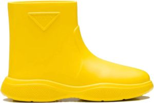 Prada Regenlaarzen Geel Dames