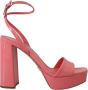 Prada Roze Patent Enkelband Hakken Pink Dames - Thumbnail 1