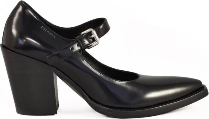 Prada Elegante Hoge Hakken Black Dames