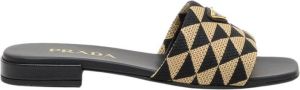 Prada Slippers Zwart Dames