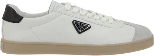 Prada Sneakers met logo en suède neus