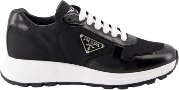 Prada Prax 01 sneaker met leren details