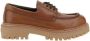 Prada Stijlvolle leren veterschoenen Brown Dames - Thumbnail 2