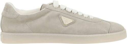 Prada Suede Lace-Up Sneakers