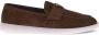 Prada Suede Loafers Almond Toe Design - Thumbnail 1
