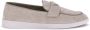 Prada Suede Loafers Almond Toe Design - Thumbnail 1