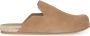 Prada Suede Muiltjes Ronde Neus Kalfsleer - Thumbnail 1
