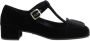Prada Velvet Ballerina's met Blokhak Black Dames - Thumbnail 1