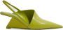 Prada Verhoog je schoenenspel met leren pumps Groen Dames - Thumbnail 1