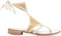 Prada Vintage Pre-owned Cotton sandals Beige Dames - Thumbnail 1