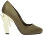 Prada Vintage Pre-owned Fabric heels Green Dames - Thumbnail 1