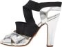 Prada Vintage Pre-owned Fabric sandals Gray Dames - Thumbnail 1