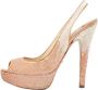 Prada Vintage Pre-owned Fabric sandals Pink Dames - Thumbnail 1