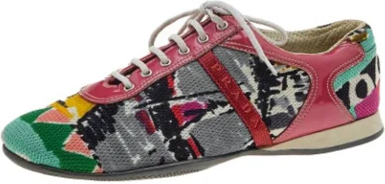 Prada Vintage Pre-owned Fabric sneakers Multicolor Dames