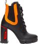 Prada Vintage Pre-owned Leather boots Black Dames - Thumbnail 1