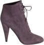 Prada Vintage Pre-owned Leather boots Purple Dames - Thumbnail 1