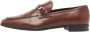 Prada Vintage Pre-owned Leather flats Brown Heren - Thumbnail 1