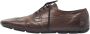 Prada Vintage Pre-owned Leather flats Brown Heren - Thumbnail 1