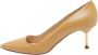Prada Vintage Pre-owned Leather heels Beige Dames - Thumbnail 1