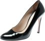 Prada Vintage Pre-owned Leather heels Black Dames - Thumbnail 1