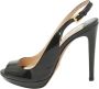 Prada Vintage Pre-owned Leather heels Black Dames - Thumbnail 1
