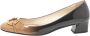 Prada Vintage Pre-owned Leather heels Black Dames - Thumbnail 1