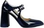 Prada Vintage Pre-owned Leather heels Blue Dames - Thumbnail 1