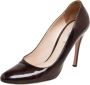 Prada Vintage Pre-owned Leather heels Brown Dames - Thumbnail 1