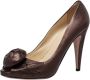 Prada Vintage Pre-owned Leather heels Gray Dames - Thumbnail 1