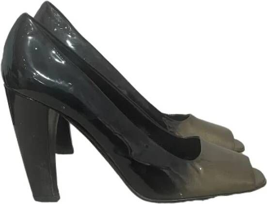 Prada Vintage Pre-owned Leather heels Gray Dames
