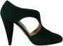 Prada Vintage Pre-owned Leather heels Green Dames - Thumbnail 1