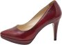 Prada Vintage Pre-owned Leather heels Red Dames - Thumbnail 1