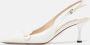 Prada Vintage Pre-owned Leather heels White Dames - Thumbnail 1
