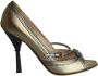Prada Vintage Pre-owned Leather heels Yellow Dames - Thumbnail 1