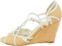 Prada Vintage Pre-owned Leather sandals Beige Dames - Thumbnail 1